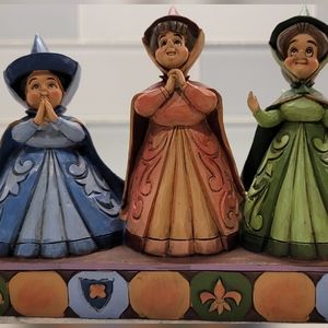 Jim Shore Royal guest. Fairies from sleeping beauty